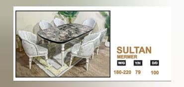 tek stolar: Sultan masa desti Fabrik istehsalı mebellərin topdan qiymətlə satışı — 1