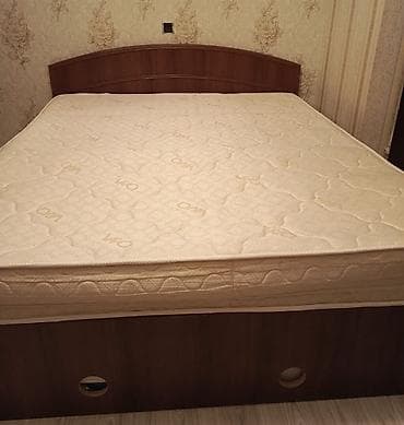 matras alti: İşlənmiş, İkinəfərlik çarpayı, Bazalı, Matras ilə, Siyirməsiz, Azərbaycan — 2