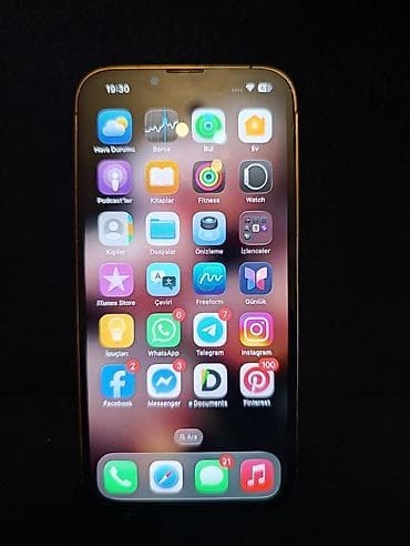 2 ci el iphone 13 pro: IPhone 13 Pro, 128 GB, Qızılı, Face ID — 7