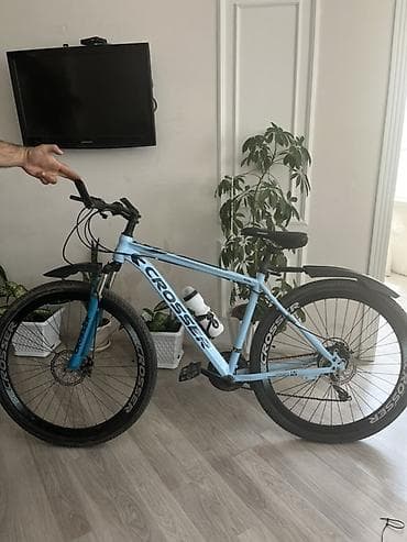 Crosser dağ velosipedi - Rəng: açıq mavi, loqotipli dizayn - Çərçivə lalafo.az -da Crosser dağ velosipedi - Rəng: açıq mavi, loqotipli dizayn - Çərçivə