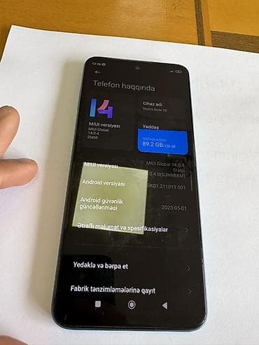 redmi k60: Redmi Note 9S, 128 GB, rəng - Göy, İki sim kartlı — 1