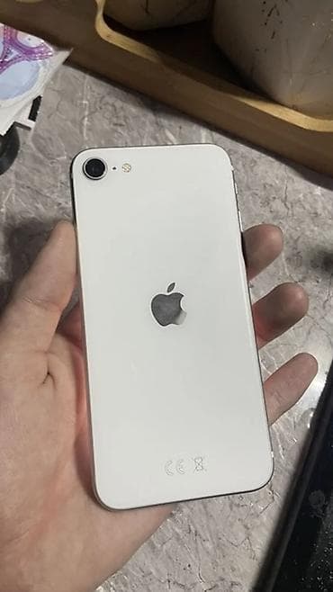 IPhone SE 2020, 64 GB, Ağ, Simsiz şarj