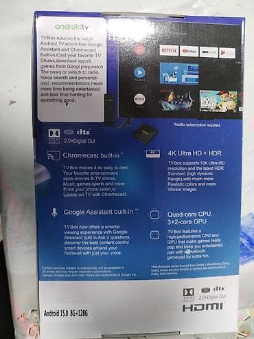 tv plazma: Yeni Smart TV boks TV box 8 GB / 128 GB, Android — 2