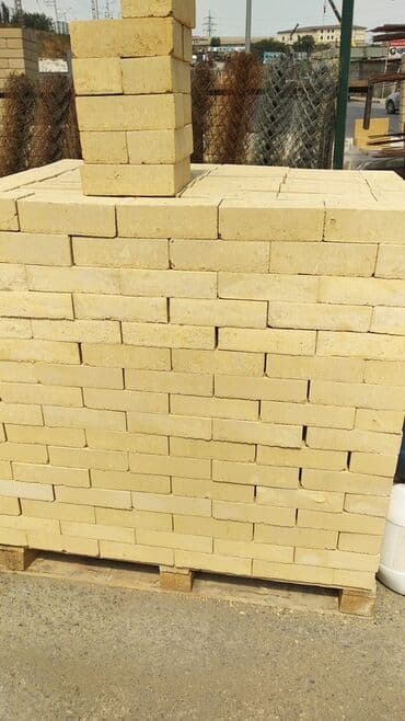 odadavamlı kərpic: Odadavamlı kərpiclər- 0.80qəp - Material: yüksək temperaturadavamlı — 1