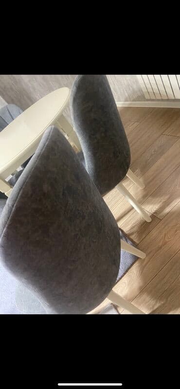 deri parça: Mətbəx üçün, İşlənmiş, rəng - Boz Stul — 4