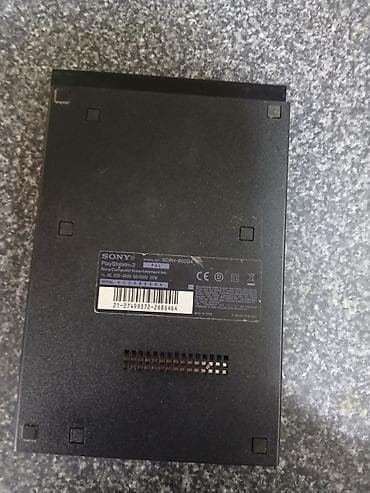 kabura iphone x: Sony PlayStation 2 Slim konsolu Model: SCPH-90004 (PAL) Güc girişi — 2