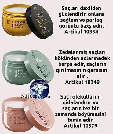 Saç maskası, Faberlic, Quru və qırılan saçlar üçün — 1
