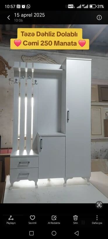 kalidor: Açılan, 1 qapı Düz dolab, Dəhliz dolabı, Rusiya — 5