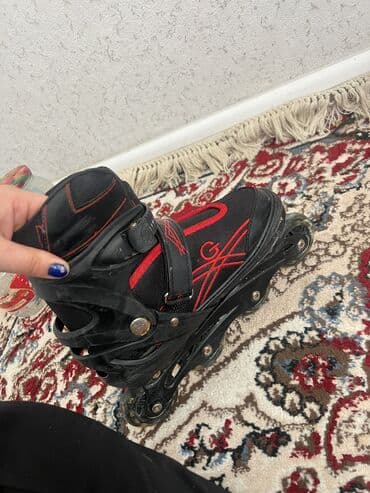 İnline təkərli konkislər - Rəng: qara/qırmızı - Təkər düzümü: 4 lalafo.az -da İnline təkərli konkislər - Rəng: qara/qırmızı - Təkər düzümü: 4