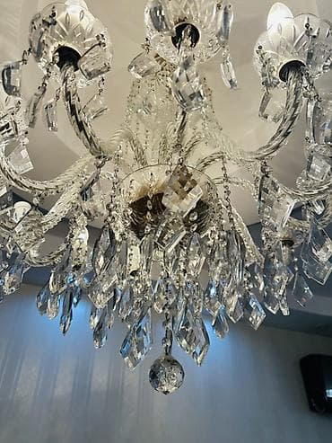 cılciraq: Çılçıraq, 10 və daha çox lampa, Xrustal — 5