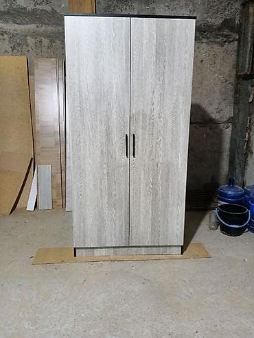 metbex skaflari: Yeni, 2 qapılı, Boz, Digər material, Açılan, Düz dolab — 1