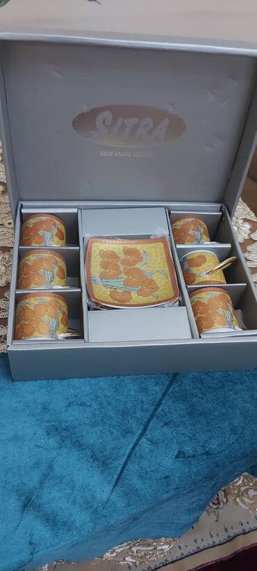 карникс кофе: Qəhvə dəsti, rəng - Narıncı — 2