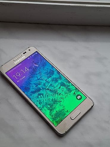 lg q6 ekran: Samsung Galaxy Alpha, 32 GB, rəng - Qızılı, Barmaq izi — 5