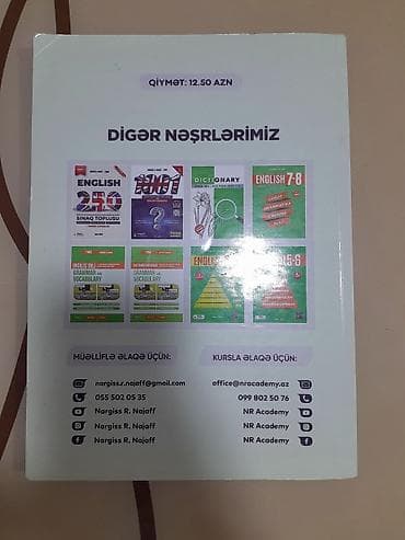 Testlər: Məhsul: “Sınaq İmtahanları – English” (Nərgiz R. Nəcəf, NR Academy) — 2