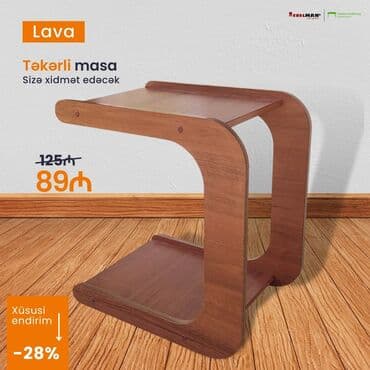 komputer masası: Jurnal masası, Yeni, Açılmayan, Laminat, Dördbucaq masa — 1