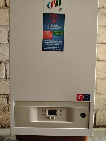 kalorifer: Senator markalı hermetik qaz kombisi - Model: BEE 28 kW (etiketdə — 1