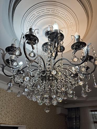 2 li kravat: Çılçıraq, 10 və daha çox lampa, Metal — 5