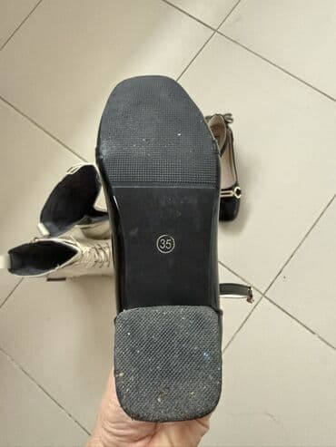 детские осенние сапоги: Uşaq ayaqqabıları. Qız ayaqqabıları. İkisi cəmi 20 azn. - Ağ rəngli — 7