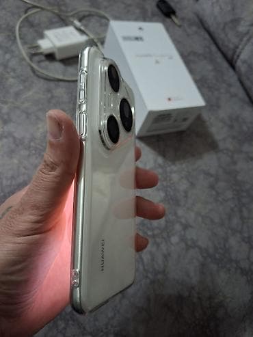 p40 pro plus: Huawei Pura 70 Pro, rəng - Ağ, Simsiz şarj — 1