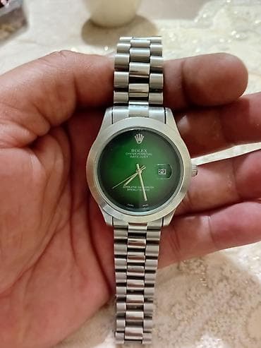 Наручные часы, Rolex, цвет - Зеленый — 5