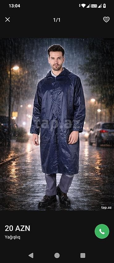 Plaş, 2XL, rəng - Göy — 1