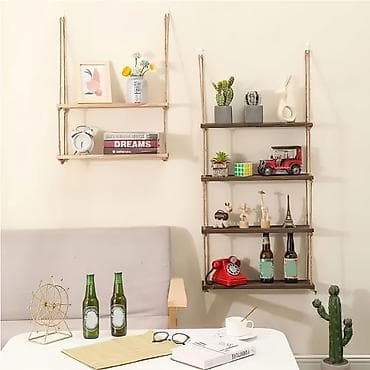loft: 🌿 Təbii ağacdan hazırlanmış asma dekorativ rəflər evinizə istilik və — 9