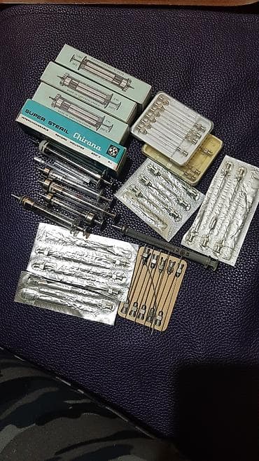 Şprislər şüşəli və iynələr