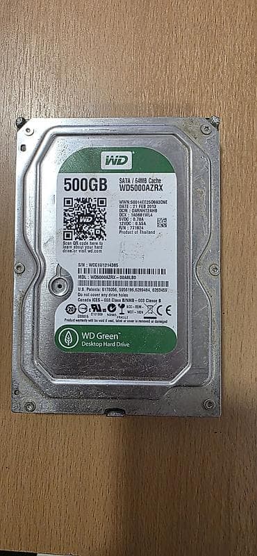 bmw üçün disklər satıram: PC üçün 3 ədəd 3.5" HDD 1) Toshiba DT01ACA050 - Tutum: 500 GB - SATA — 3