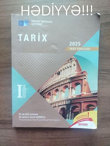 tar qabı: 🚨 MAĞAZADAN BAHA ALMAYIN! YENİ DİM KİTABLARI TƏCİLİ SATILIR! TARİX — 5