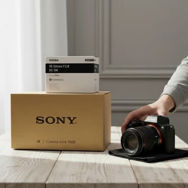 dji osmo pocket 3 qiyməti: Sony FX30 + Sigma 18-50 mm + Cage rig handler + SD Card + pocket dispo — 1