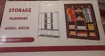 Dolablar: Storage Wardrobe – Model: 88130 Saxlama üçün yığma dolab. Geyim — 1