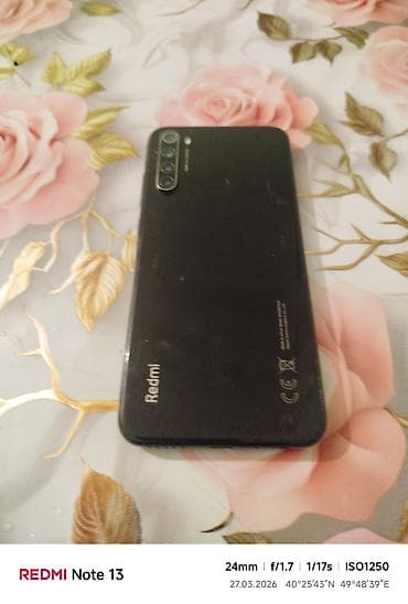 telefon redmi note 8: Redmi Note 8 Qara rəngi yaddas 64 ram 4 xanım telefonun olub — 9