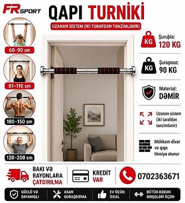 turniklerin satisi: 💥 turnik, qapı turniki ✅ 7/24 əlaqə saxlaya bilərsiz. ✅ ŞƏXSİYYƏT — 1