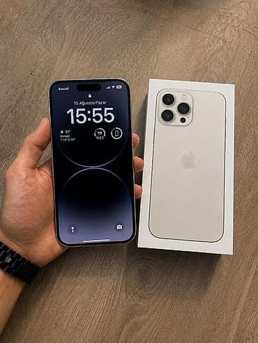iphone adapter usb: IPhone 14 Pro Max, 256 GB, Ağ, Face ID — 1