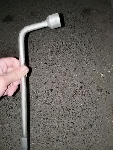 bbs disk teker: L-tipli təkər açarı (domkrat açarı) - Material: möhkəm polad,yenidir — 4