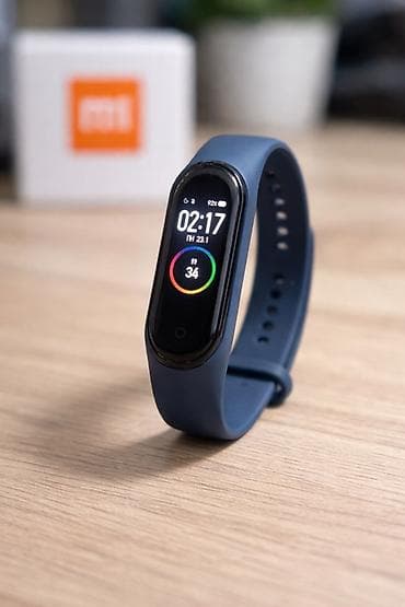 Смарт браслеты: Б/у, Смарт браслеты, Xiaomi, цвет - Голубой — 1