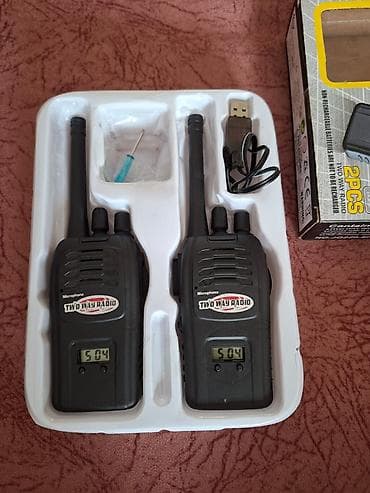 INTERPHONE Two-Way Radio dəsti (JQ220-6C5) Batareyasi var - 2 ədəd
