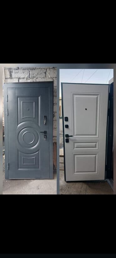 Giriş qapıları: Mənzil üçün Yeni Giriş qapısı 100x210 sm Petlə ilə, Ödənişli çatdırılma, Pulsuz çatdırılma, Rayonlara çatdırılma — 2