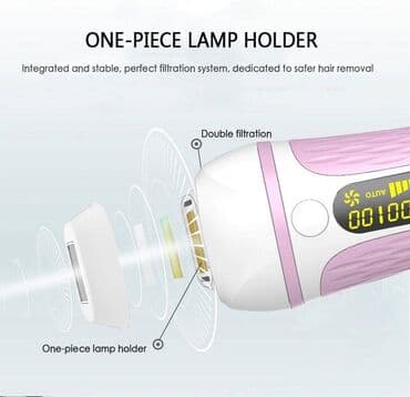epilyatorlar: Lazer epilyatoru, İşlənmiş, Ünvandan götürmə — 8