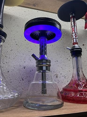 LED işıqlı qəlyan - Kompakt stolüstü dizayn: qalın şüşə kolba və lalafo.az -da LED işıqlı qəlyan - Kompakt stolüstü dizayn: qalın şüşə kolba və