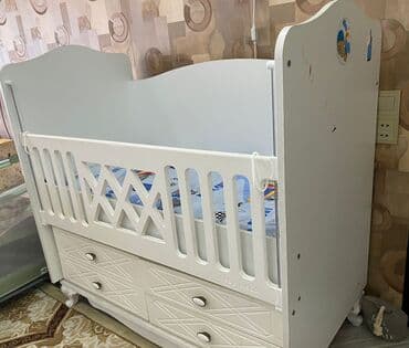 usaq carpayıları instagram: Oğlan və qız üçün, Dördbucaq, Beşik, Dəst ilə, Matras ilə, Yellənmə mexanizmsiz — 2