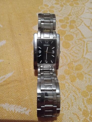 Bijuteriya: Seiko kişi qol saatı - Brend: Seiko - Korpus: paslanmayan polad — 1