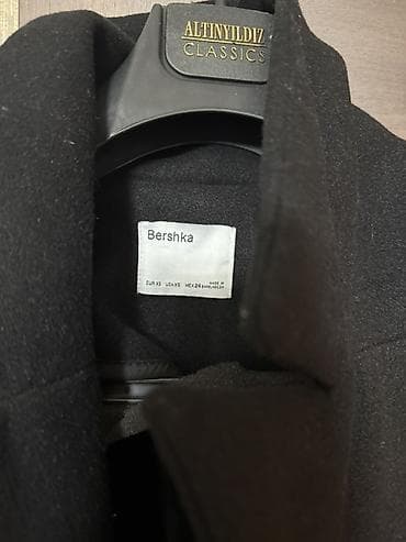 cool geyimler: Palto, Bershka, XS, rəng - Qara — 2