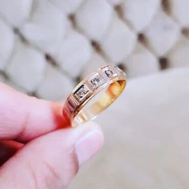 nişan üzükleri: Nişan, Üzük, Sarı qızıl, 750 Əyar, Brilyant, 0.26-0.50 Karat — 2