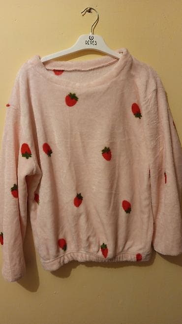 qadinlar: Məhsul: Qadın ev svitşörtü - Rəng: Açıq çəhrayı - Naqış: Bütün səthdə — 1