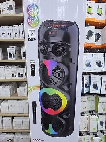 20 s: Portativ Partnyor Səs Sistemi – DSP, 8" woofer, RGB işıqlar — 1