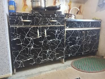 kukna mebelləri: Mətbəx mebel dəsti yaxsi vezyede - Üst asma şkaflar və alt — 4