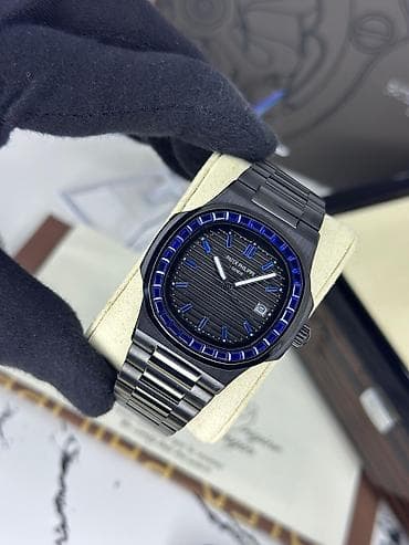 Zərgərlik əşyaları: Qol saatı, Patek Phillipe, rəng - Qara — 4