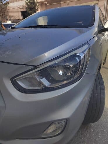 accent fara: Sol, Yaxın və uzaq vuran işıqlar Hyundai, 2016 il, Orijinal, İşlənmiş — 3