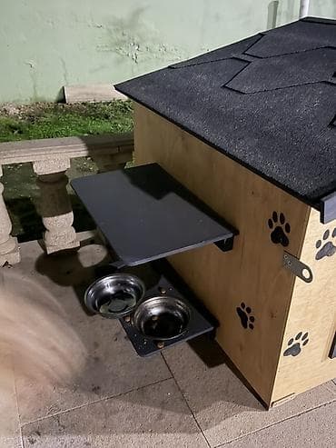 Digər heyvanlar: İkili it evi – geniş və funksional - İki girişli model: sol tərəf — 3